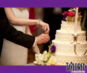 wedding, wedding reception, reception, cake, cake cutting ceremony, cake cutting, bride, groom, dessert, sweets, traditions, traditions explained